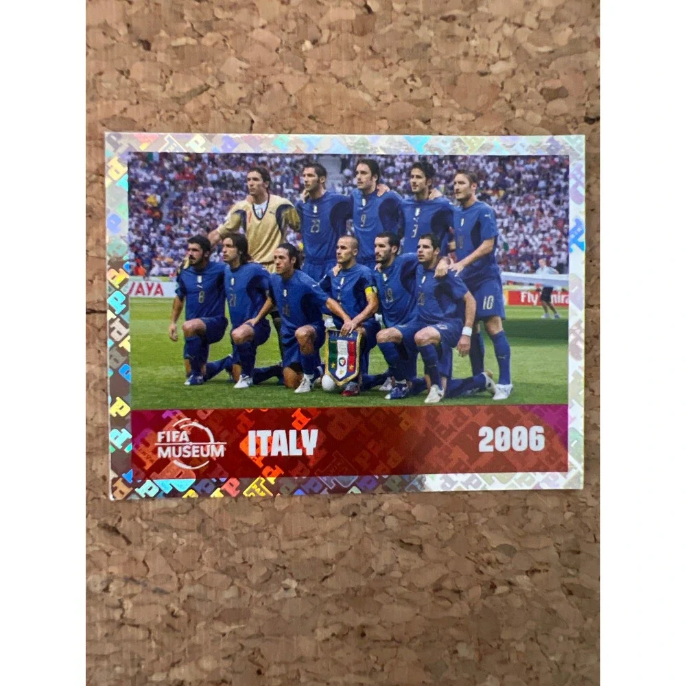 Panini FIFA Museum Italy 2006 World Cup Champions Sticker Card FWC 17 Azzurri